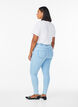 Amy super slim fit jeans met hoge taille, Blauw, Model image number 1