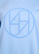 Sweatshirt met badstof logo, Blauw, Packshot image number 2