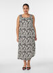 Zomerjurk met brede bandjes, Zwart, Model image number 0