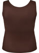 Aansluitende basic top met omkeerbaar design, Bruin, Packshot image number 1