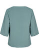 Blouse met 3/4 mouwen, Groen, Packshot image number 1
