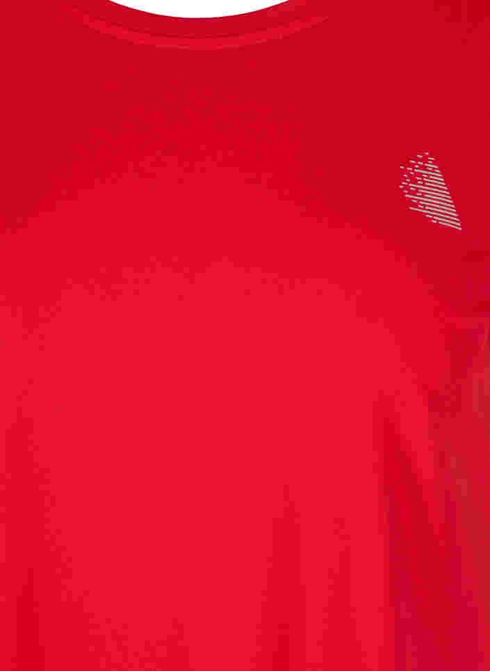 Effen sportshirt, Haute Red, Packshot image number 2