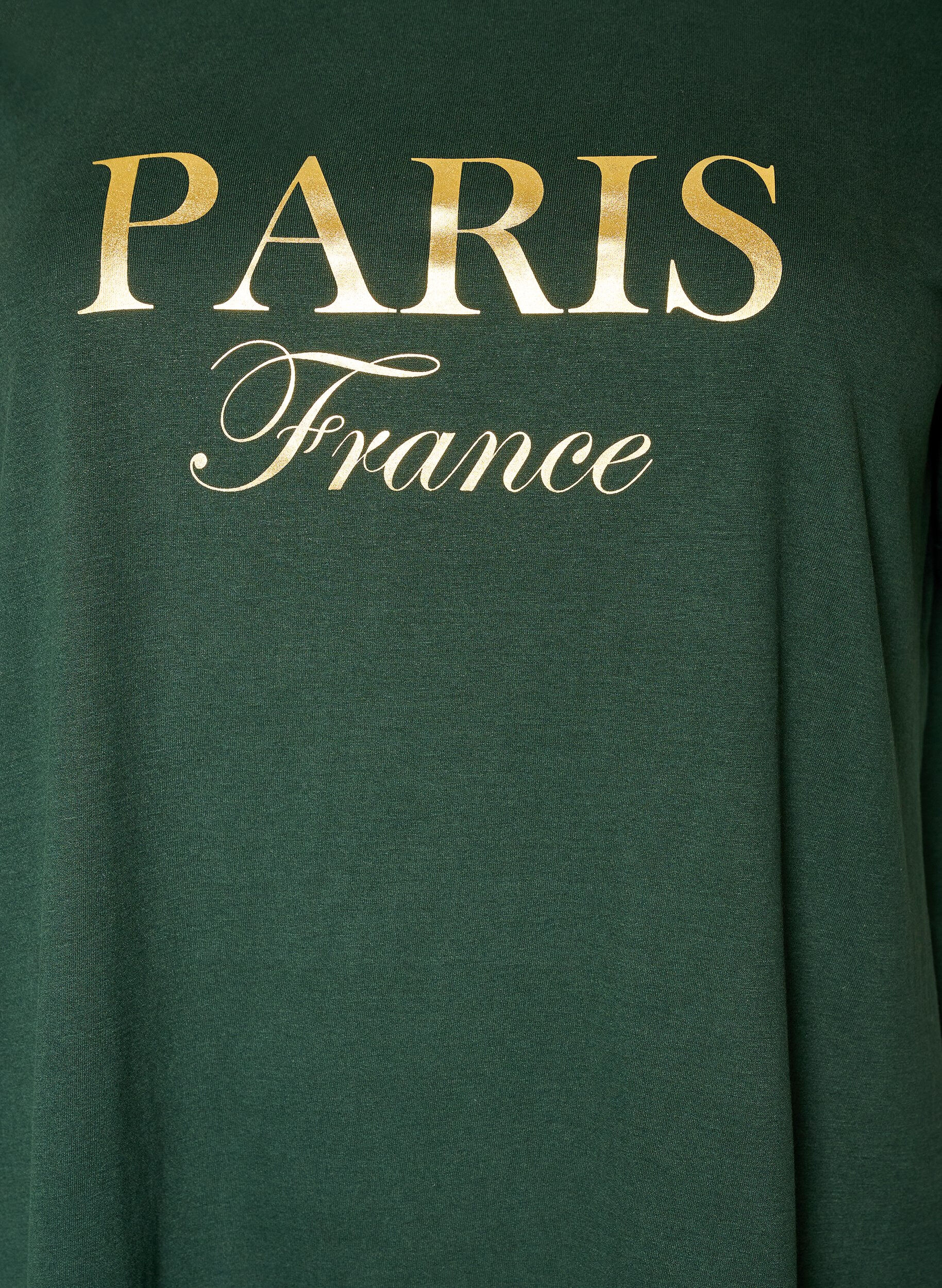 ZizziT-shirt met motief, Groen, Packshot image number 2