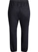 Denim joggers met zakken, Zwart, Packshot image number 1