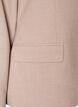 Klassieke blazer met knoopsluiting en zakken, Beige, Packshot image number 3