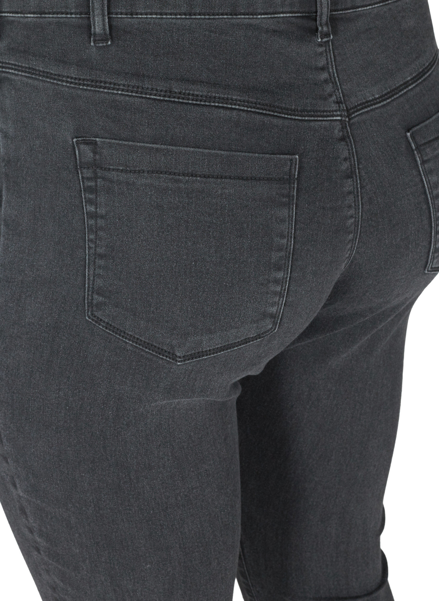 Zizzi Jeggings van katoenmix, Grey Denim, Packshot image number 2