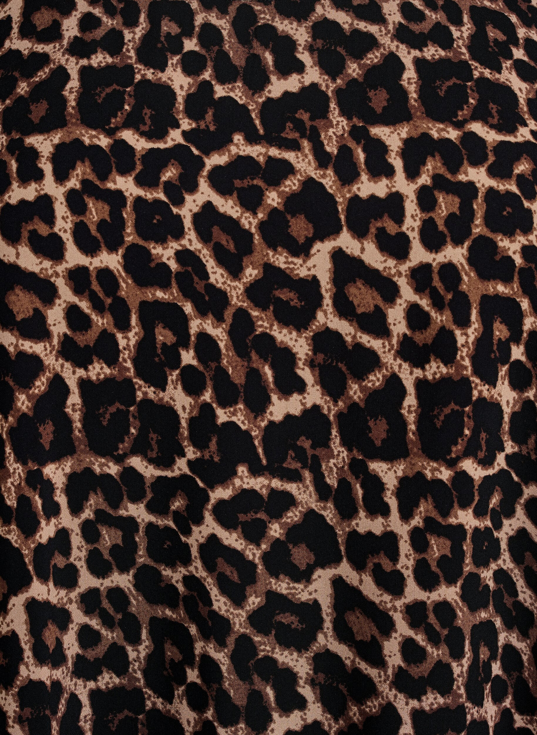 Zizzi FLASH - Jurk van viscose met coupenaad, Bruin, Packshot image number 2