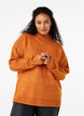 Gebreide wollen blouse met hoge hals, Autumnal Mel., Model image number 0