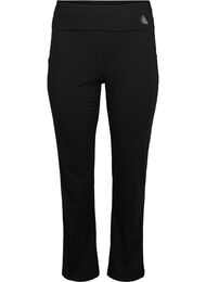 Sportbroek in katoen, Zwart