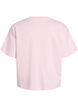 Boxy katoenen T-shirt, Roze, Packshot image number 1