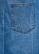 Midi denim overall jurk, Blue Denim, Packshot image number 3