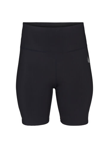 Strakke sport shorts, Black, Packshot image number 0