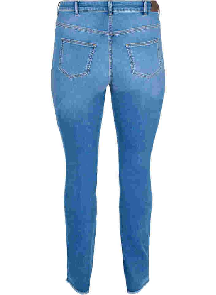 Bea jeans met extra hoge taille, Blue denim, Packshot image number 1