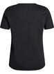 T-shirt met print, Zwart, Packshot image number 1