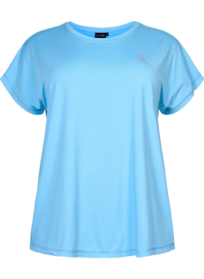 Trainings T-shirt met korte mouwen, Alaskan Blue, Packshot image number 0