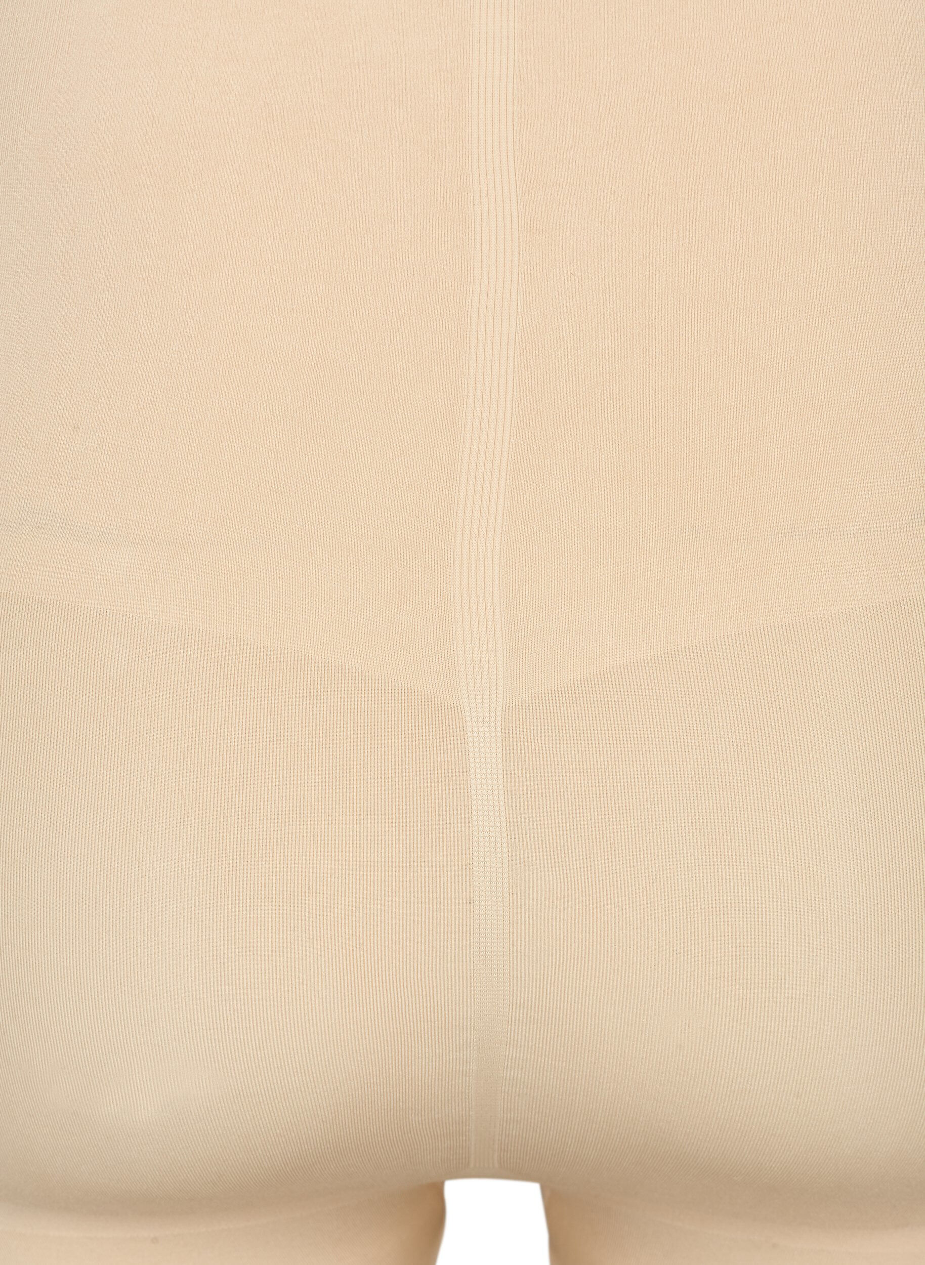 Zizzi Shapewear shorts met hoge taille, Beige, Packshot image number 3