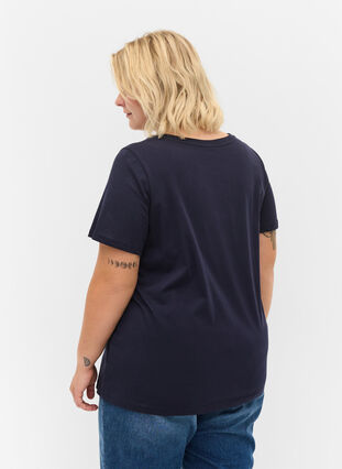 T-shirt met opdruk in katoen, Night Sky UPBEAT, Model image number 1