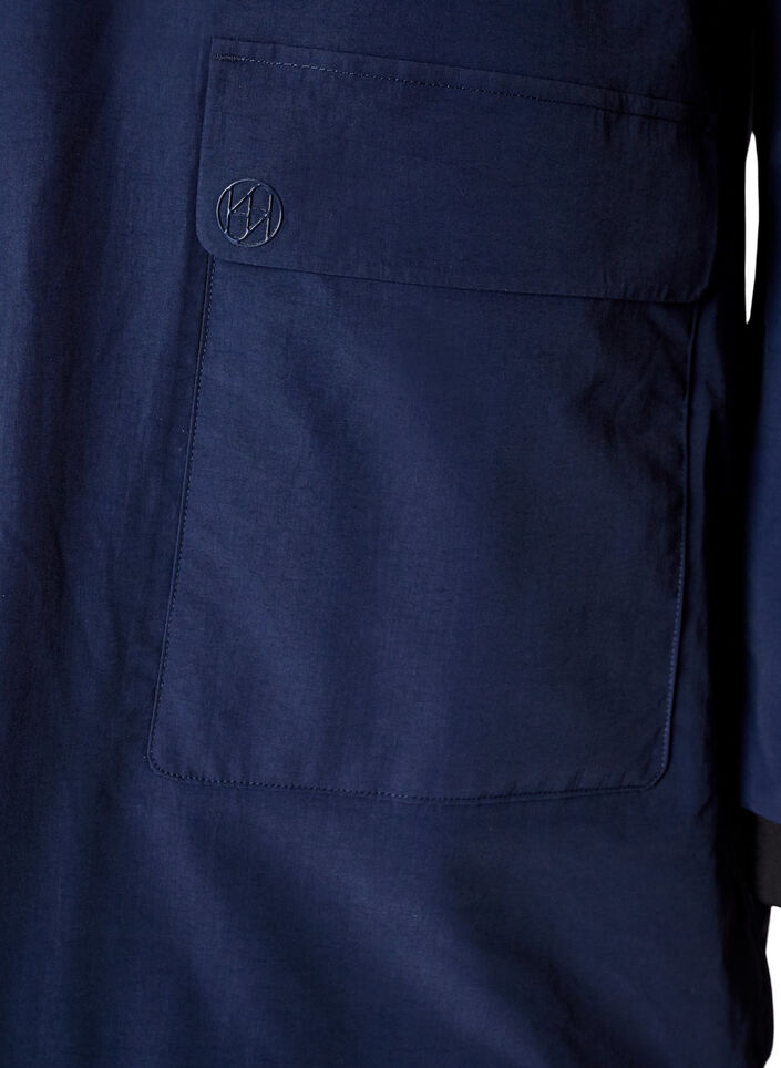 Waterdichte parka met capuchon, Blauw, Packshot image number 3