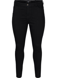 Super smalle Amy jeans met hoge taille, Black