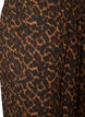 Balloonbroek met hoge taille en all-over patroon, Bruin, Packshot image number 2