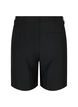 Bermuda korte broek met hoge taille, Black, Packshot image number 1