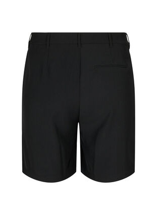 Bermuda korte broek met hoge taille, Black, Packshot image number 1