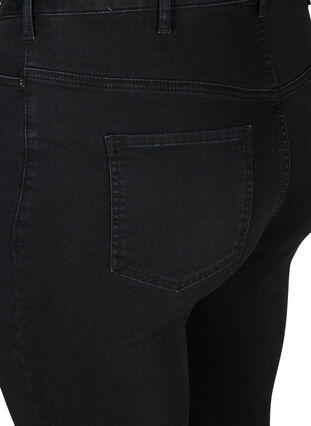 Super slim fit Amy jeans met piping, Black, Packshot image number 3