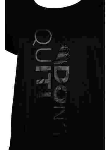 Trainingsshirt met print, Black Don't Quit , Packshot image number 2