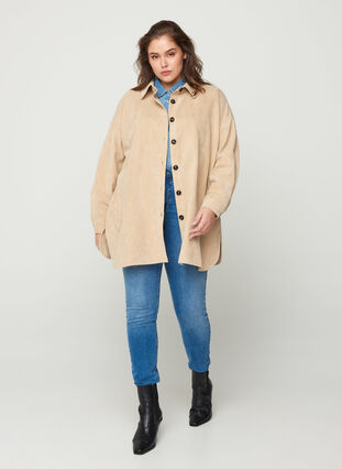 Velours blouse jas, Nomad, Model image number 2