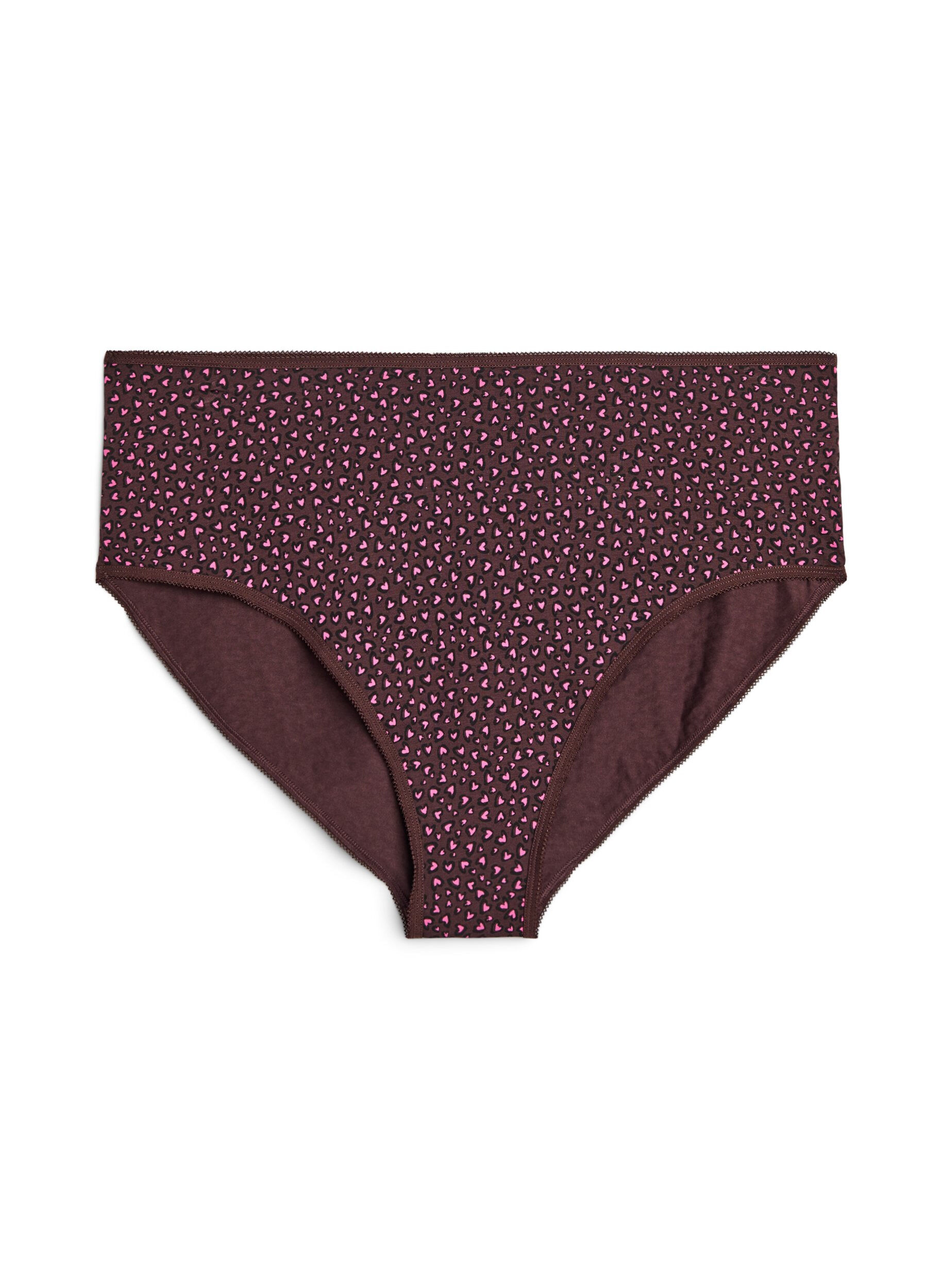 Zizzi 7-pack panties met normale taille, Roze, Packshot image number 3