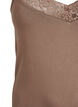 Viscose top met kanten rand, Beige, Packshot image number 2