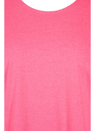 Neonkleurig katoenen T-shirt, Neon Pink, Packshot image number 2
