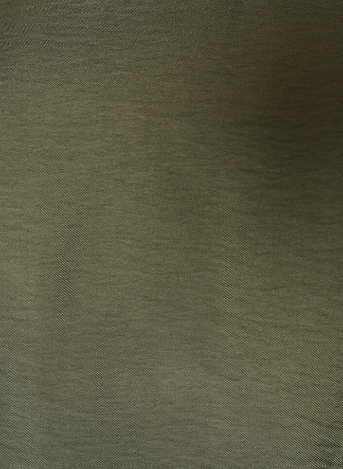 Blouse met ballonnenmouwen en V-hals, Groen, Packshot image number 2