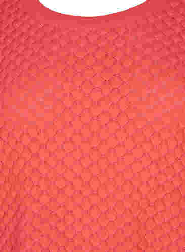 Gedessineerde gebreide trui van biologisch katoen met 3/4 mouwen, Dubarry, Packshot image number 2