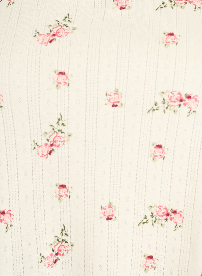 Organisch katoenen pyjamashirt met kapmouwen, 9990, Packshot image number 2