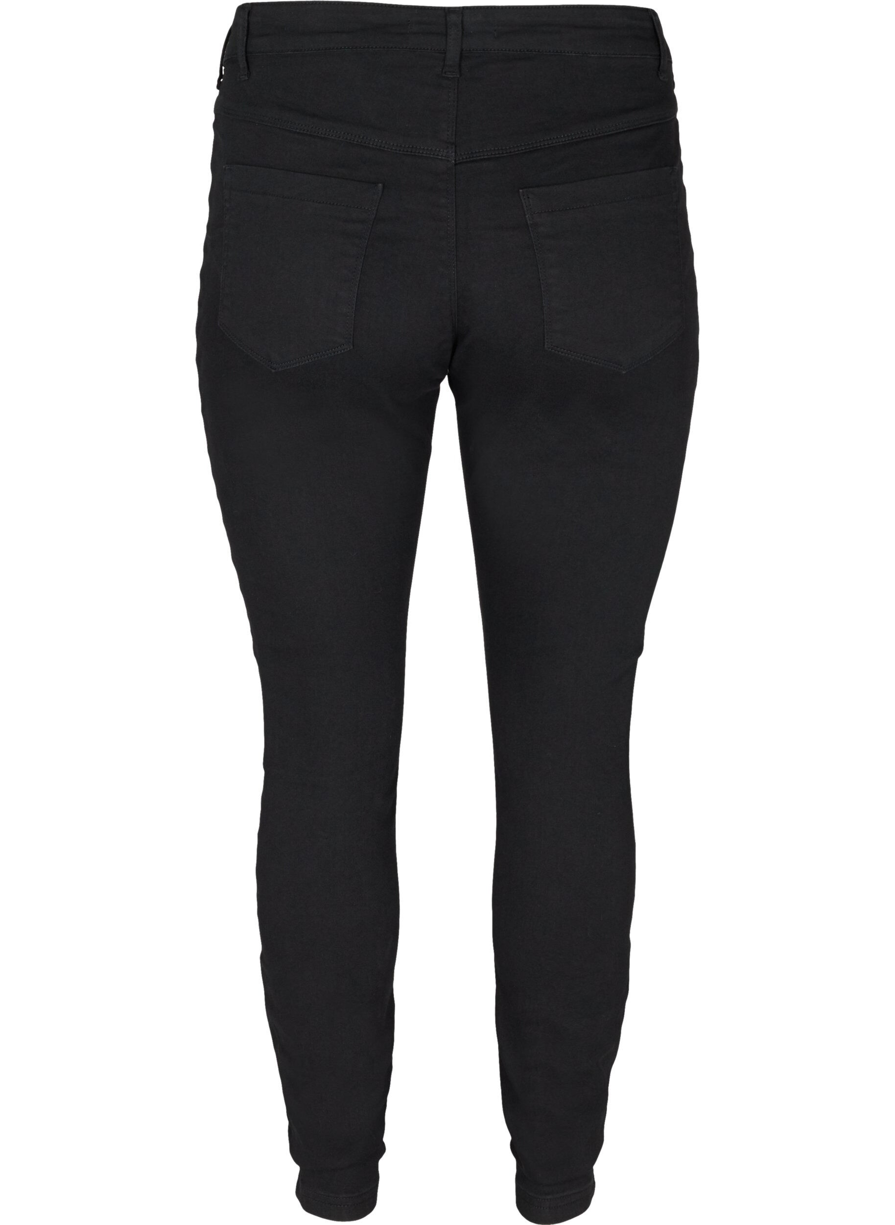 Zizzi Jeggings in katoenmix, Black, Packshot image number 1