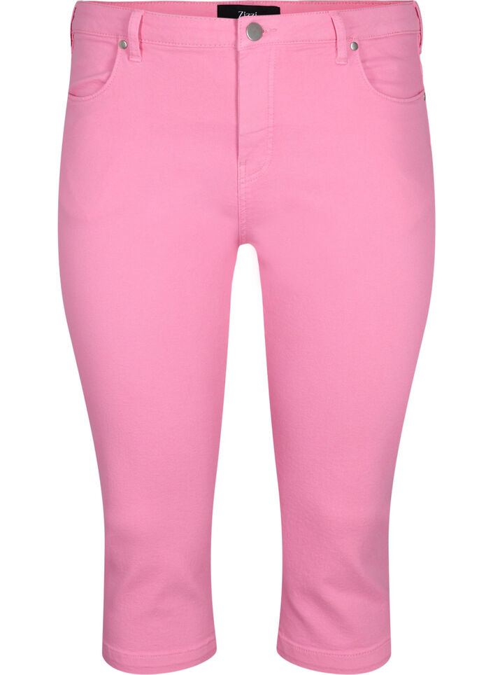 Strakke Emily capri broek, Rosebloom, Packshot image number 0