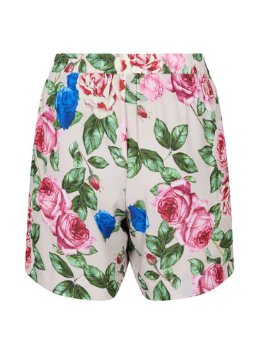 Shorts met bloemenprint, Bright Flower , Packshot image number 1