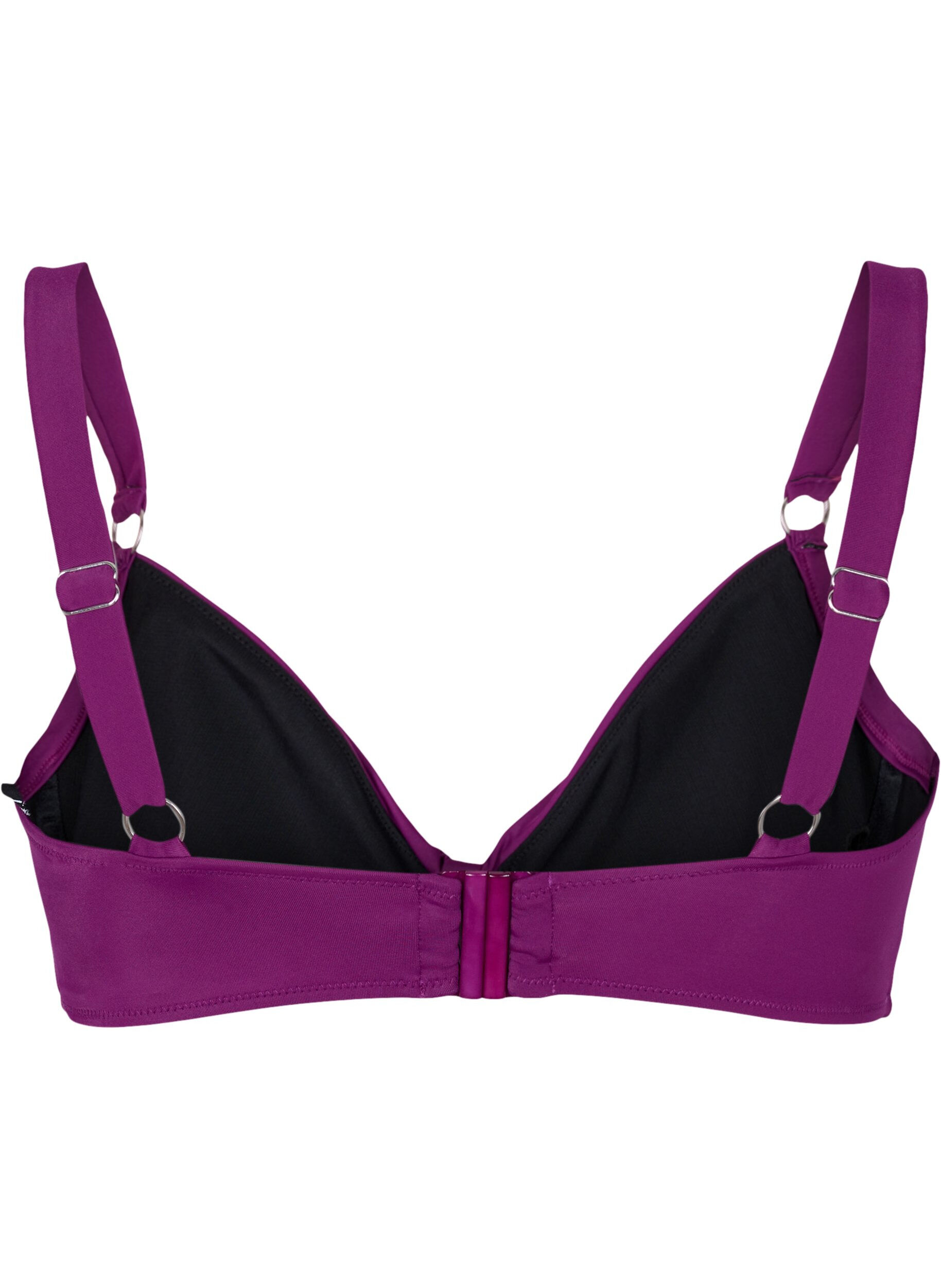 Zizzi Bikinitop, Dark Purple, Packshot image number 1