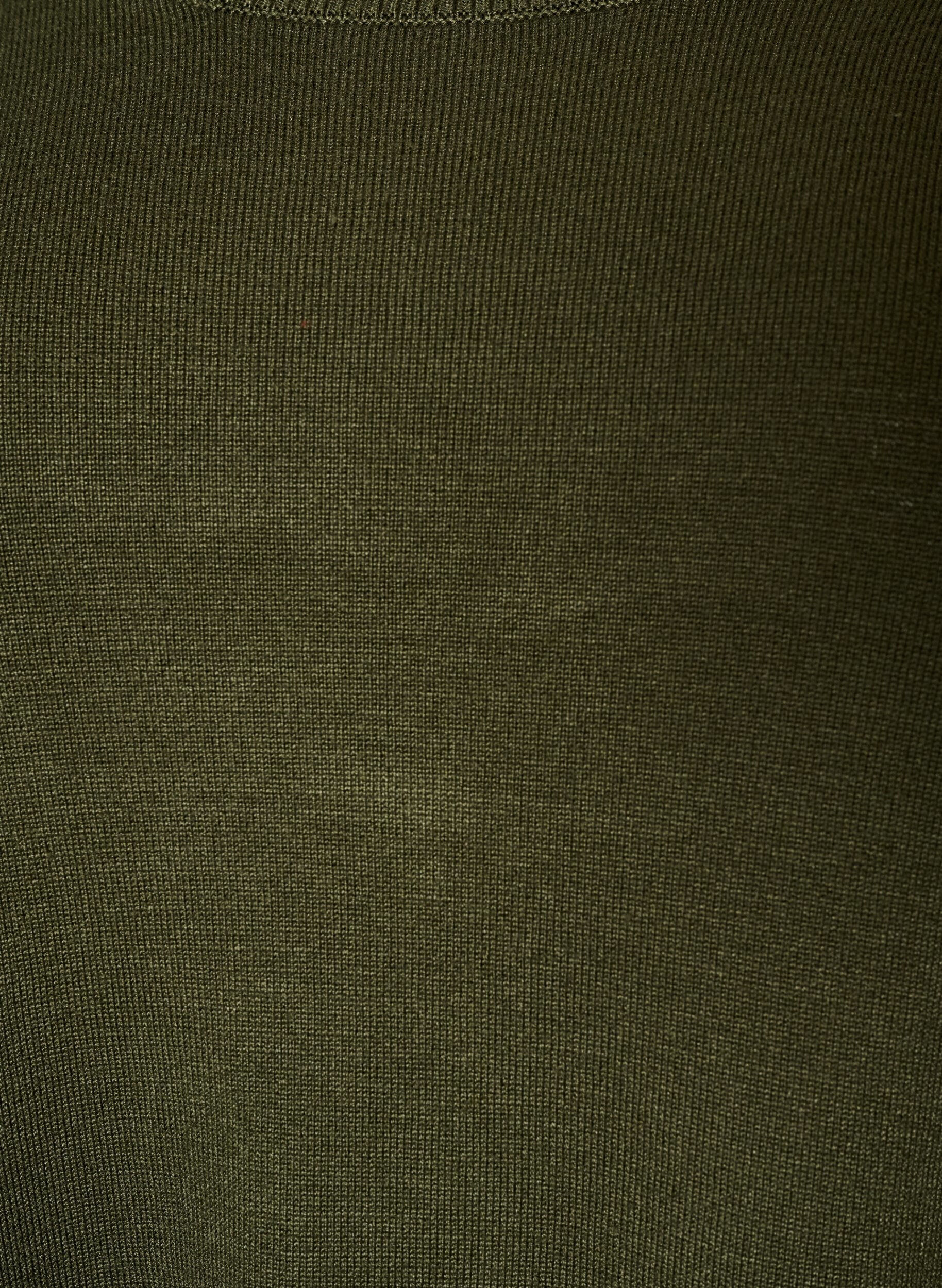 ZizziGebreide blouse met knopen aan de zijkant, Groen, Packshot image number 2