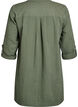 Katoenen mousseline tuniek met broderie anglaise, Groen, Packshot image number 1
