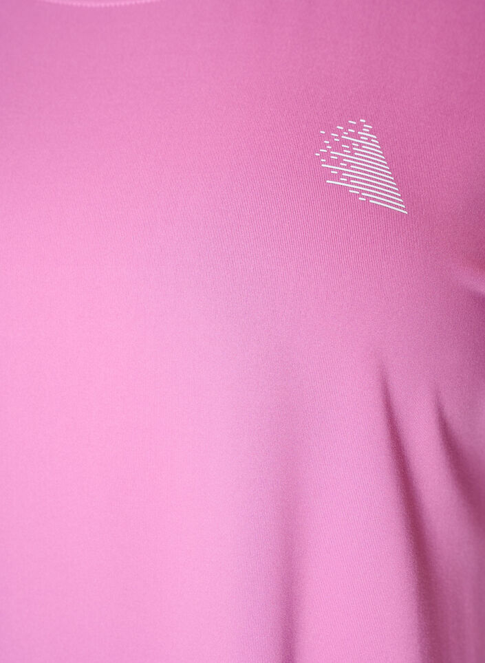 Lang workout T-shirt, Roze, Packshot image number 2