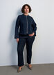 Ellen bootcut jeans met hoge taille, Blauw, Model image number 0