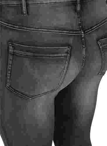 Super slim Amy jeans met hoge taille, Dark Grey Denim, Packshot image number 3