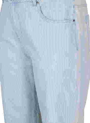 Straight jeans met enkellengte, Light Blue Stripe, Packshot image number 2