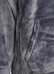 Velours hoodie met kangoeroezak, Grijs, Packshot image number 3