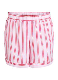 Losse shorts met strepen en zakken, Roze