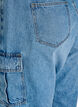 Losse pasvorm cargo jeans met hoge taille, Light Blue, Packshot image number 3