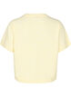 Gebreide kleding vest met korte mouwen, Geel, Packshot image number 1