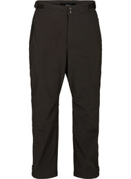 Softshell broek met verstelbaar velcro, Black, Packshot